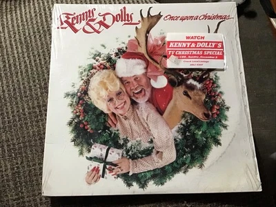 KENNY ROGERS DOLLY PARTON ONCE UPON A CHRISTMAS 1984 LP VINTAGE VINYL RCA PRINT - Image 1 of 4