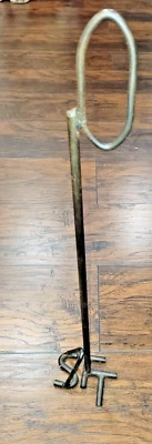 牛品牌铁 SFT 金属手工制作农场牧场谷仓原始乡村装饰 — 第 1/3 张图片