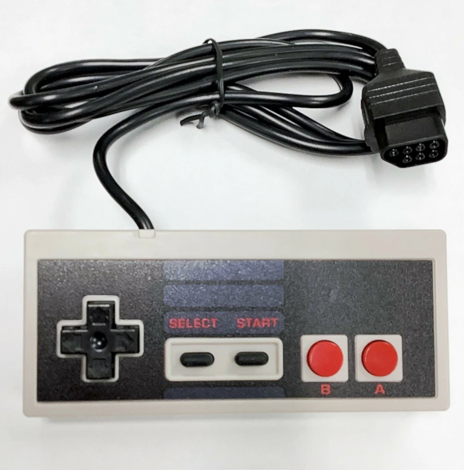 NEW Wired Gamepad Controller for 80s NES Nintendo Entertainment System Game Pad - Image 1 of 1