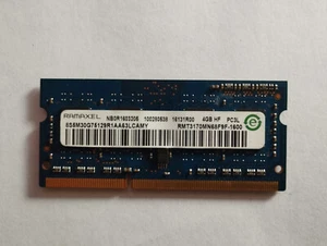LAPTOP RAM - RAMAXEL | 4GB | DDR3 | 1Rx8 | PC3L-12800S | 204PIN | 1600M | TESTED - Picture 1 of 1