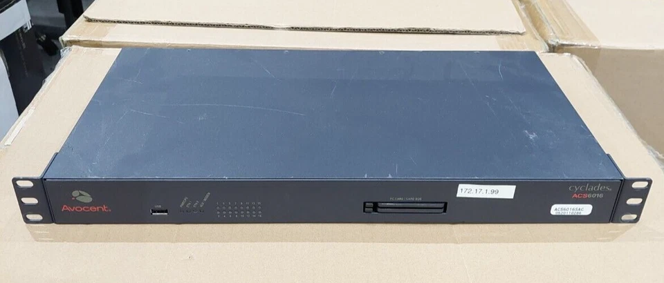 Avocent ACS6016SAC 16 Port Console Server ACS6016 520-567-514 Cyclades - Image 1 of 4