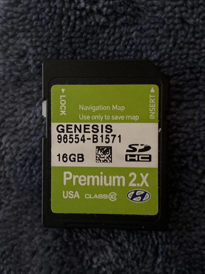 2014-2016 Hyundai Genesis Part 96554B1571 Navi Card   !!!Check Part Number!!! - Image 1 of 1