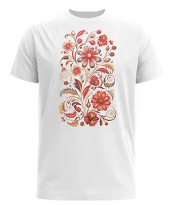 Camisa Ucraniana Bordada - Diseño Tradicional, 100% Algodón, Vyshyvanka - Imagen 1 de 8