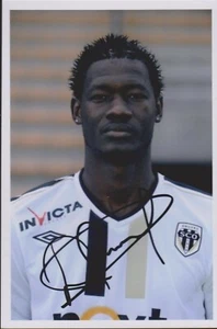 FOOTBALL PHOTO FEREBORY DORE SCO ANGERS SIGNATURE ORIGINALE - Picture 1 of 1