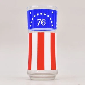 VINTAGE 1976 LIBBY BICENTENNIAL USA FLAG TUMBLER DRINKING GLASS 12OZ 4TH JULY - Picture 1 of 1