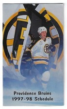 1997-98 Providence Bruins AHL Hockey Schedule !!! Citizens Bank