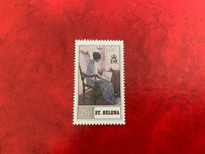 ST HELENA 1990 MNH QUEEN MOTHER 90TH BIRTHDAY SINGLE FLOWERS - Picture 1 of 1
