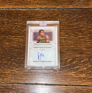 2021 Panini National Treasures Davion Mitchell Rookie Notable Nicknames Auto /35