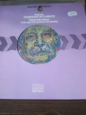 Pierre Monteux/Chicago Symphony FRANCK Symphony in D minor - RCA, import record - Image 1 of 4
