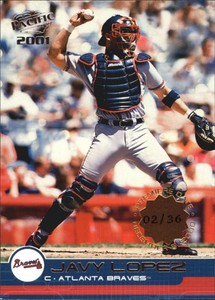 2001 (BRAVES) Pacific Premiere Date #40 Javy Lopez /36