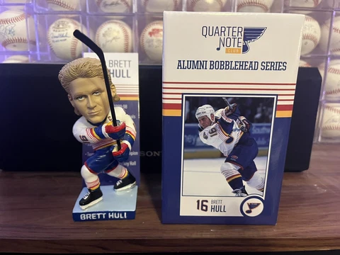 Brett Hull Bobblehead Quarter Note Club St. Louis Blues Cover
