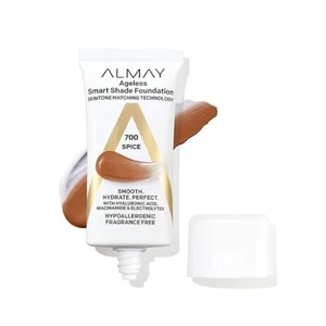 Almay Ageless Smart Shade Foundation 1 fl oz 700 Spice 2 Pack NEW - Picture 1 of 12