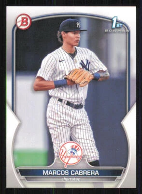 2023 Bowman Prospects #BP46 Marcos Cabrera - Image 1 of 2