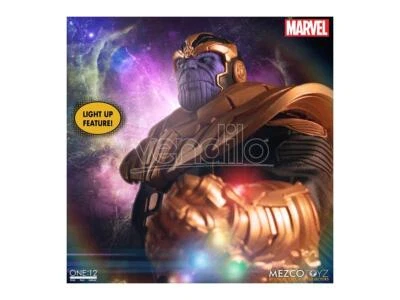Marvel Avengers One 12 Collective Action Figure Pvc Thanos 20 Cm Mezco Toys - Immagine 1 di 4