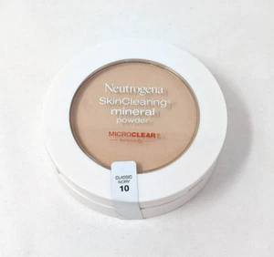 Neutrogena SkinClearing Mineral Powder 10 Classic Ivory MicroClear - Picture 1 of 3