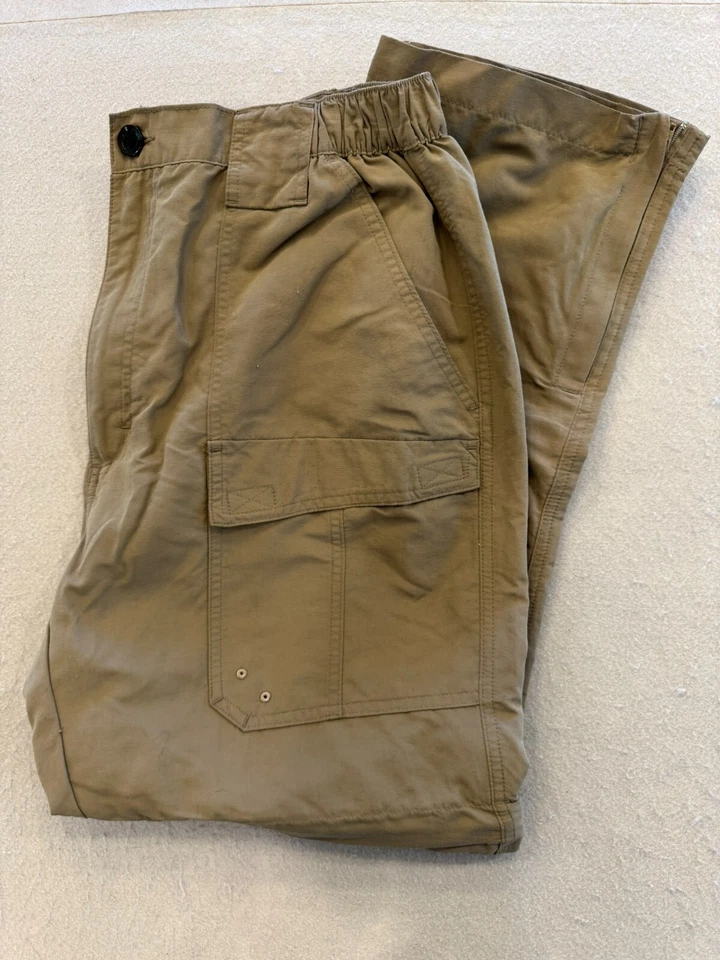 Pantalones grandes de pesca con cremallera para hombre senderismo al aire libre Foto 1 de 4