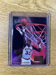 93-94 Fleer Ultra Patrick Ewing Inside Outside Inser 1/10 - Picture 1 of 2