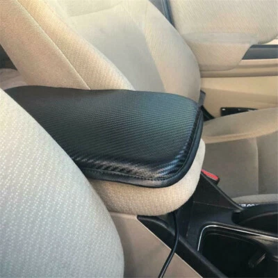 Leather wearning Car Armrest Cushion Cover Center Console Box Pad Protector Mat  - Image 1 of 4