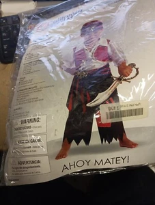 Halloween Costume Cutthroat Pirate Kids M California Costumes Unisex NIP H2 - Picture 1 of 1