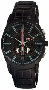 D.Factory Black Label Chronograph Black Ion Plated Mens Watch DFA017IBB - Picture 1 of 4