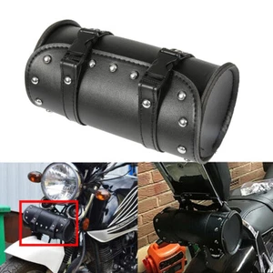 Motorcycle Front Fork Tool Bag Black For Harley Street Glide Road King Softail - Bild 1 von 12