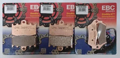 EBC Sintered FRONT and REAR Disc Brake Pads Fits BMW R1150RT (2000 to 2006) - Image 1 of 4