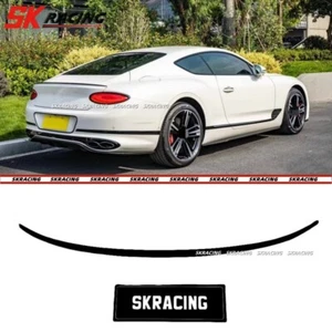 Alerón trasero negro brillante para maletero Bentley Continental GT 2020-2024 1 PIEZA - Imagen 1 de 11