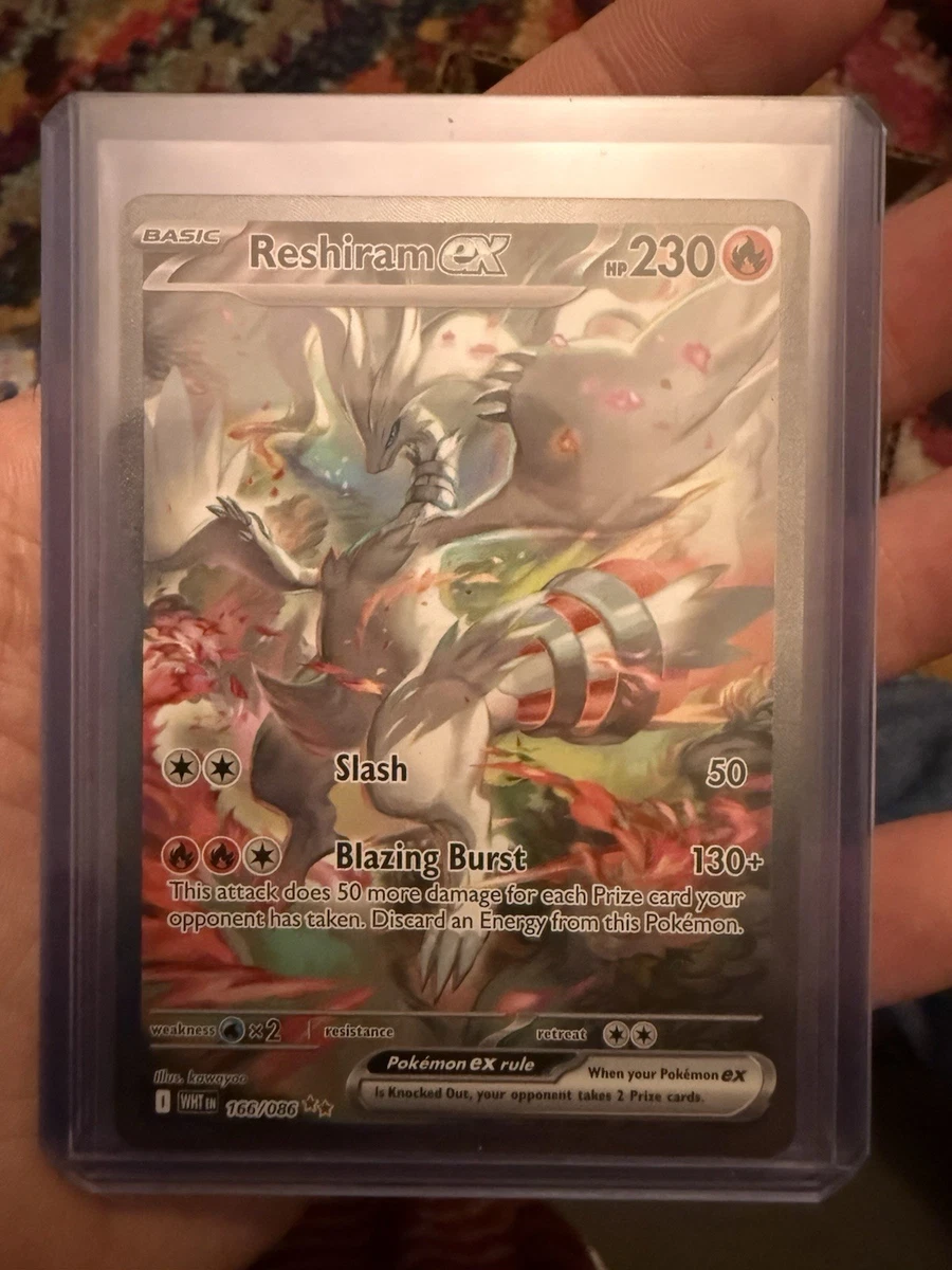 Holo Pokémon TCG Reshiram Individual Collectible Card Game Cards