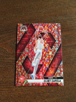 2024-25 Panini Mosaic NBA Clint Capela Red Snake Dragon SSP Hawks - Image 1 of 2