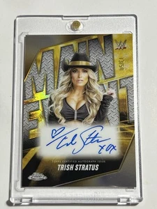 2025 WWE Topps Chrome - Trish Stratus Main Event Auto Gold /50 #MEA-TSS! - Bild 1 von 4