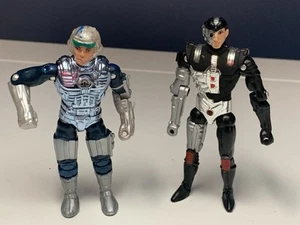 Vintage 1980s CAPTAIN POWER 4" Action Figures - Major Hawk Masterson, Lord Dread - Picture 1 of 4