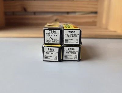 Set of 4 Bosch Super Spark Plugs Copper Core #7556 / FR7DCX - Image 1 of 2