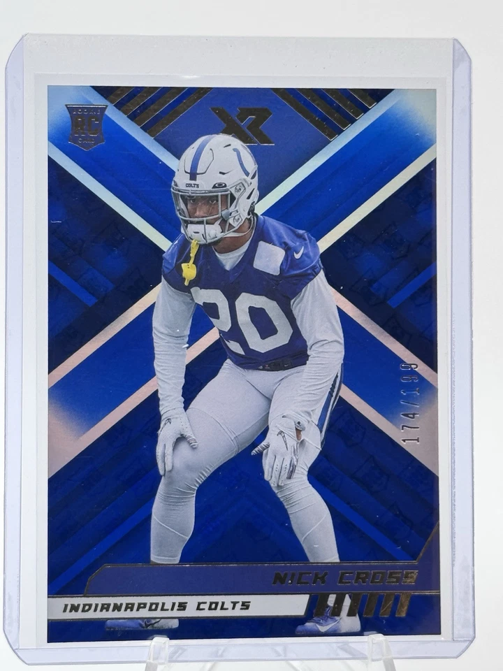 2022 Panini XR #200 Nick Cross Blue #/199 RC Rookie Colts - Image 1 of 2