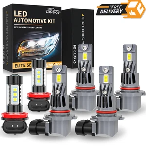 For Toyota RAV4 2006-2012 6pc LED Headlight Bulbs Hi/Lo Beam + Fog Light Kit - Picture 1 of 13