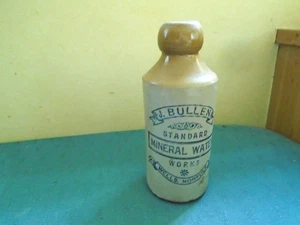 Vintage J. Bullen Wells Norfolk Stoneware Ginger Beer Bottle - Picture 1 of 5