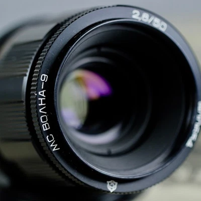 Sony Nex lens - Vintage Soviet Lens MC Volna 9 f2.8 50  macro photography with - Image 1 of 4