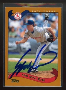 2002 Topps SUN WOO KIM Signed Card autograph auto RED SOX KOREA - Picture 1 of 1