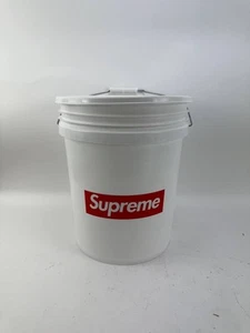 Supreme Leaktite 5-Bucket SS24 Red Box Logo White With Lid - Picture 1 of 6