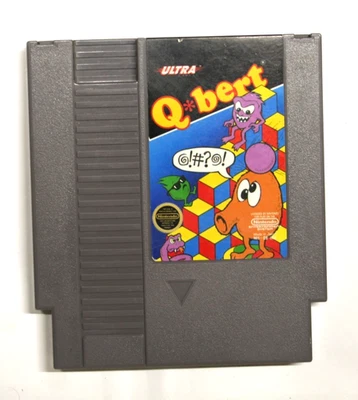 Q*Bert (Nintendo Entertainment System, 1989) NES TESTED - Image 1 of 3