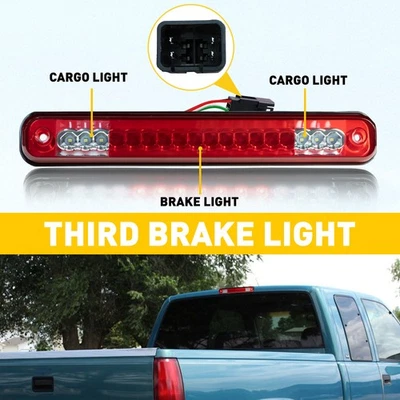 LED 3RD Brake Light For 1988-1998 Chevy GMC C/K1500 Silverado Sierra 16522433 US - Image 1 of 4