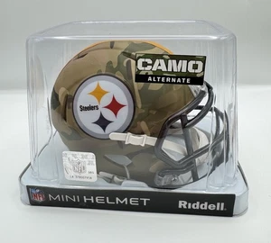 Riddell Pittsburgh Steelers Camo Alternate Mini Helmet NFL New - Picture 1 of 17