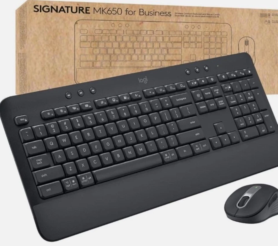 Logitech Signature MK650 Combo Wireless Mouse & Keyboard - Brand New Sealed - Image 1 of 4