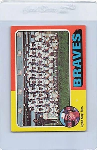1975 Topps #589 Braves Team Card EX/MT *7906 - Picture 1 of 2