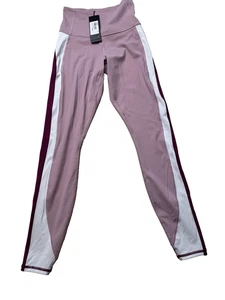 Greyson Luna Legging Damen XS pink weiß Block sportlich hoher Bund Yogahose - Bild 1 von 11