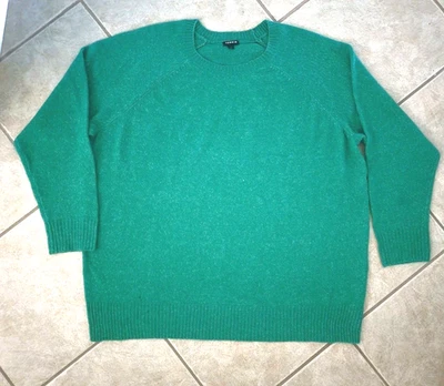 Suéter Torrid Mujer 3x Verde Vegano Cachemira Plus Otoño Jersey Relajado Foto 1 de 4