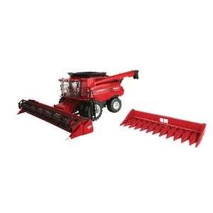 Big Farm 1:16 IH 8240 Combine w/ Grain & Corn Head Farm Toy 66x44cm Red 3y+ - Picture 1 of 2
