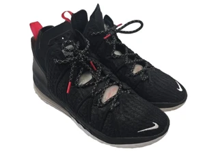 Nike Lebron 18 XVIII Bred Black Red Basketball Sneakers CQ9283-001 Size 10.5 - Picture 1 of 13