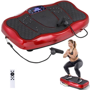 Waver Vibration Plate Exercise Machine Whole Body Fitness Vibrat Platform Red - Picture 1 of 18