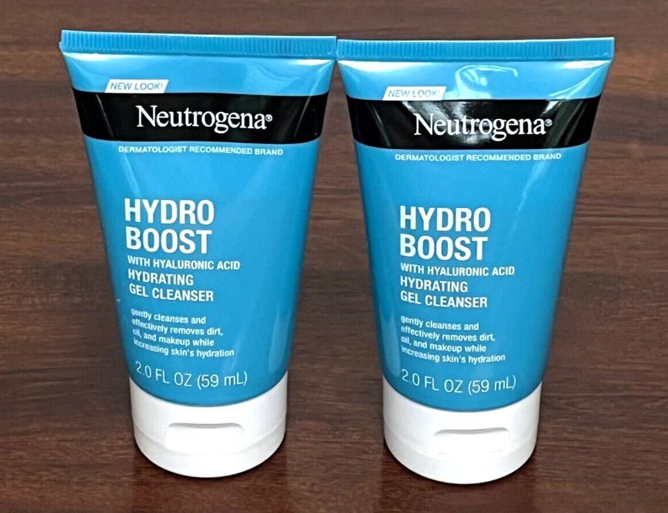 2x NEUTROGENA HUDRO BOOST HYDRATING GEL CLEANSER 2.0oz / 59ml ea NEW - Image 1 of 1