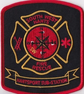 South West Hants Fire Rescue Firefighter Patch - Bild 1 von 1